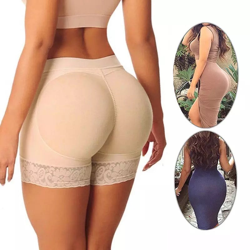 Gaine Culotte Rembourrée Invisible avec Dentelle - Collection Silhouette Chic